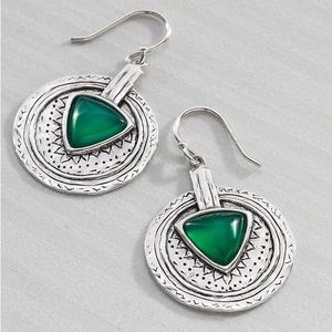 Silpada Emerald Isle Earrings